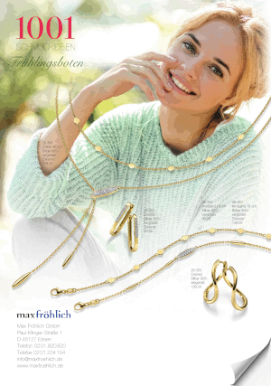 Gold- und Silberschmuck-Kollektion 1001 Schmuckideen für Fachhändler und Wiederverkäufer